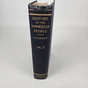 History Of The Norwegian People Vol II By Knut Gjerset 1915 Hardcover - Picture 1 of 7