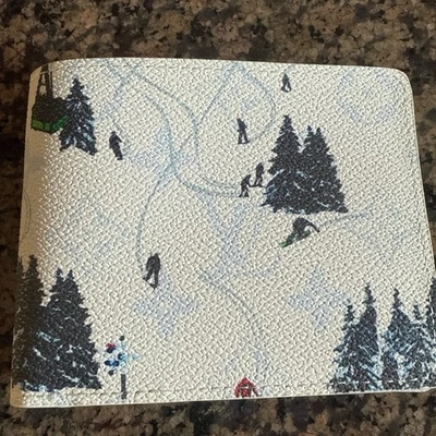 Louis Vuitton LV Monogram Snowboarding Wallet Free Shipping - Image 1 of 4