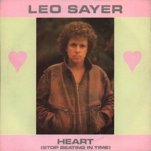 Leo Sayer Heart 7" vinyl UK Chrysalis 1982 blue injection label design in pic - Picture 1 of 3