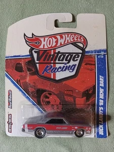 HOT WHEELS VINTAGE RACING DICK LANDY'S '68 HEMI DART 8/30 NEW MOC 2010 ALL METAL - Picture 1 of 2