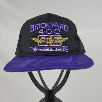 Logo 7 Brickyard 400 Inaugural Race Indianapolis Motor Speedway IMS Snapback Hat - Image 1 of 4