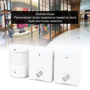 Infrared Sensor Doorbell Accurate Detection Wireless Door Entry Detector Alar FY - Zdjęcie 1 z 24