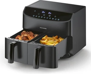 Rachs Kochwerk Doppel Heißluft Fritteuse Dual Airfryer Frittöse Grill Ofen - Bild 1 von 1