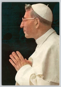 Postcard Pope John Paul I Catholic Church Vatican Albino Luciani Christianity - Picture 1 of 2