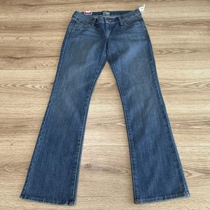 Old Navy The Diva Denim Damenjeans Größe 6 niedriger Bund blau Stretch Bootcut - Bild 1 von 11