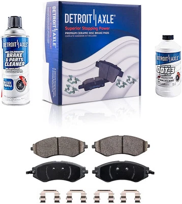 Detroit Axle Front Ceramic Brake Pads for Chevrolet Aveo5 Optra Spark EV - Image 1 of 4