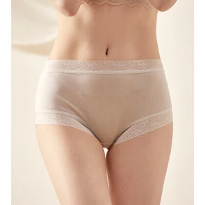 4pcs 50% Silk 50% Viscose Women's Full Coverage Panties Underwear Lingerie XS001 - Picture 1 of 10