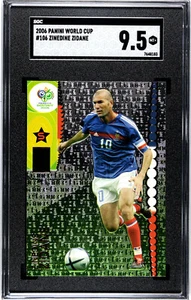 PANINI Soccer Card ZINEDINE ZIDANE # 106 World Cup Germany 2006 SGC 9,5 MINT+ - Bild 1 von 2