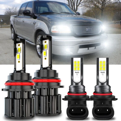 Para Para Ford F150 1999 2000 2001 2002 2003 - LED Faros+Bombillas luz antiniebla Foto 1 de 4