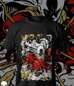 T-shirt maglietta unisex Saitama One Punch Man Anime Manga Villain maglietta morbida - Foto 1 di 4