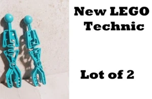 Neu LEGO Technic Throwbot Arm gegabelt mit flexibler Mitte und Kugelgelenk Türkis - Bild 1 von 2