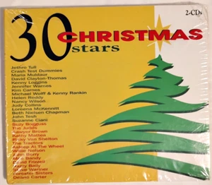30 Christmas Stars CD x2 New Mint Sealed 2005 CMND-1058 Holiday Compilation - Imagen 1 de 4