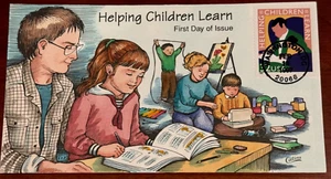 #3125 Helping Children Learn FDC Hand-Painted Collins Perfect! - Picture 1 of 1