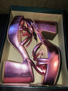 Women’s Pink Heels Size 12 - Picture 1 of 8