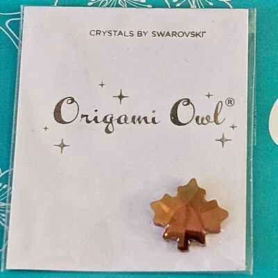 Origami Búho Hoja de Arce Swarovski Cristal Figura Dije Ch0079 Foto 1 de 4