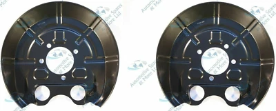 For Vauxhall Vectra C Saab 9-3 Rear Brake Disc Dust Cover Back Plate Shield Pair - Image 1 of 4