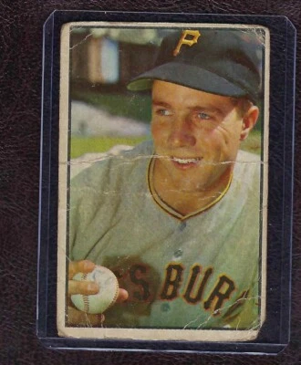 1953 Bowman Color Baseball Card #16 Bob Friend, Pittsburgh Pirates, Fair - Image 1 of 2