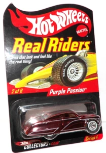 2004 Hot Wheels RLC Real Riders #2/6 Purple Passion SF red WL5spkRR's 5809/11000 - Picture 1 of 4