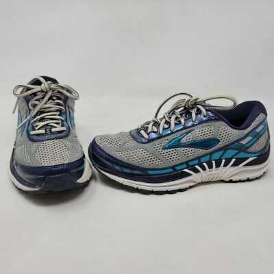 BROOKS DYAD 8 WOMEN'S SIZE US 7.5 M ATHLETIC RUNNING WALKING SHOES GRAY BLUE - Image 1 of 4