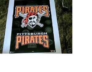 NO PINHOLES MINT 1997 PITTSBURGH PIRATES "MLB BASEBALL LOGO" ESTATE FIND POSTER - Picture 1 of 1