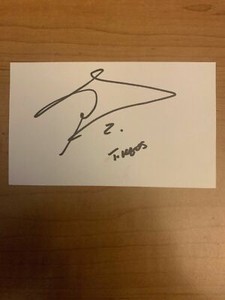 TOMASZ KLOS - SOCCER - AUTOGRAPH SIGNED - INDEX CARD - AUTHENTIC- B6848
