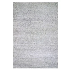 14 Fuß x 18 Fuß Nashorn grau handgeknüpft Gras Design ungefärbte Wolle übergroßer Teppich R79510 - Bild 1 von 11