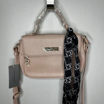 Bolso Bandolera Marc New York Cartera Cuero Guijarro Rubor Rosa Nuevo con Etiquetas Elegante Foto 1 de 4