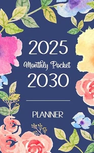 2025-2030 Monthly Pocket Planner: Six Year Calendar and Organizer - Picture 1 of 7