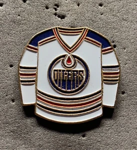 Edmonton Oilers White Jersey NHL Hockey Pin - Bild 1 von 1