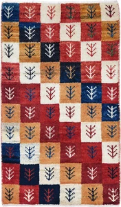 Gabbeh Teppich Orient Perser Rug Zollanvari Bunt Schurwolle Pflanzenfarben Rar - Bild 1 von 1