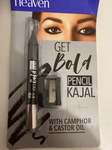 2 X Blue Heaven Bold Pencil Kajal with Camphor & Castor oil eyelash serum eyelin - Picture 1 of 1