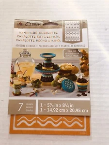 Folk Art Peel & Stick Stencils Shapes - Picture 1 of 2