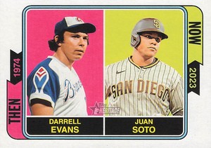 TOPPS 2023 HERITAGE BASEBALL - THEN AND NOW - #TAN-1 to 15 **SELECT YOUR CARD**