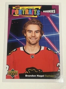 2020-21 Upper Deck - UD Portraits Rookies #P-78 Brandon Hagel (RC) - Picture 1 of 2