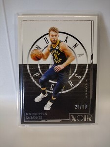 🏀#d /99! Thick! 2021-2022 Panini Noir Domantas Sabonis #88 Indiana Sacramento