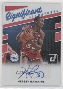 2017-18 Panini Donruss Significant Signatures Hersey Hawkins #SS-HH Auto