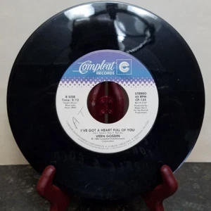 Vern Gosdin-Slow Burning Memory/I've Got A Heart Full Of You 1984 45 RPM - Picture 1 of 2