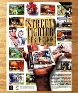 Street Fighter Alpha 3 Perfection Capcom Video Game Print Ads Poster Promo 1999 - Picture 1 of 3