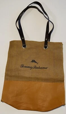 Bolso de Playa Tommy Bahama Lona Arpillera Hombro Foto 1 de 4