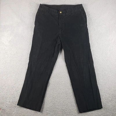 Bills Khakis Corduroy Pants Mens 36 (35x30) Black Cotton Straight USA Grandpa - Image 1 of 4