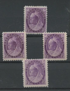 🍁 #76 Numeral issue 1898 F MNH Cat$60  PICK ANY ONE ITEM ONLY Canada mint - Picture 1 of 1