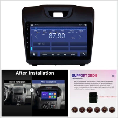 9" Android 10 стерео радио GPS навигатор для 2015-18 Chevrolet S10 12-19 Isuzu D-Max - Изображение 1 из 4