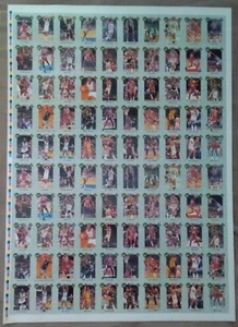 1991 Classic Draft Picks Basketball Uncut Sheet - Picture 1 of 9