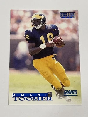 1996 Pro Line Football #327 - Amani Toomer RC - New York Giants - Image 1 of 2