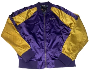 Thanos On Snap! Giacca Her Universe taglia M Varsity full zip viola oro - usata in ottime condizioni - Foto 1 di 13