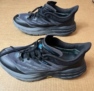 Hoka One One Speedgoat 5 GORE-TEX Men’s Size 8.5 D Black Trail Running Shoes - Picture 1 of 10