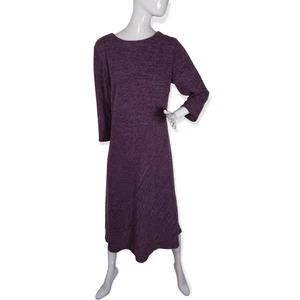 Vintage Norm Thompson Dress Size 14 Purple fully lined - Picture 1 of 9