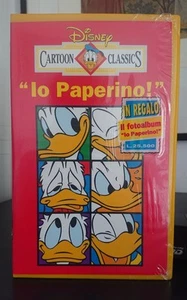 Io Paperino Walt Disney Cartoon Classics Vhs NUOVA SIGILLATA - Picture 1 of 12