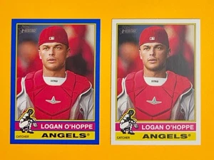 LOGAN O’HOPPE 2025 Topps Heritage BLUE BORDER #11 and Base #11 - Picture 1 of 2