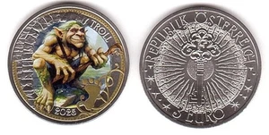 Austria - 3 Euro 2025 UNC Mythical creatures, Troll Lemberg-Zp - Picture 1 of 1